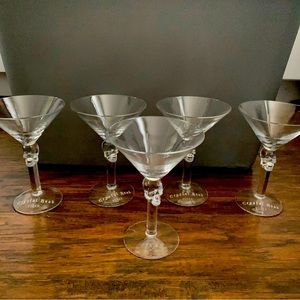 Crystal Head Martini Glasses